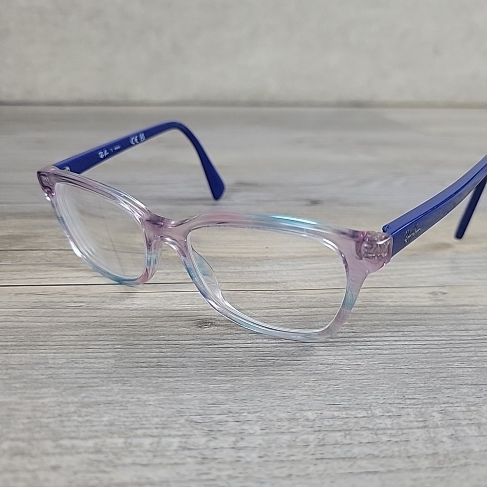 Ray Ban Jr RB1591 3807 Kids Eyeglasses Clear Blue 48-16 130mm Frames Only